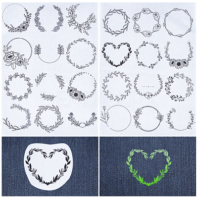 Bohemia Style Water Soluble Fabric DIY-WH0488-17K-1