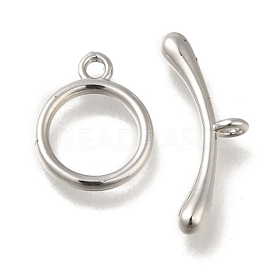 Brass Toggle Clasps KK-H480-02P-1