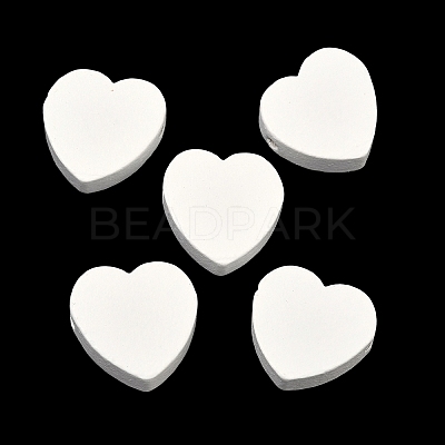 Spray Painted Wood Beads WOOD-L023-01B-1