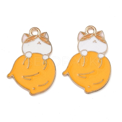 Alloy Enamel Pendants ENAM-A013-01D-G-1