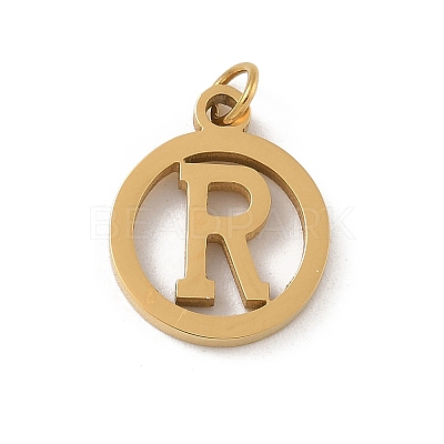 304 Stainless Steel Charms
with Jump Ring STAS-R001-02G-R-1