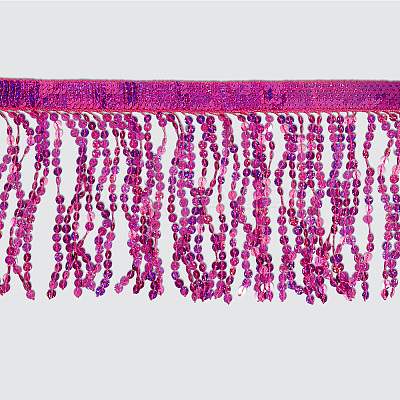 Polyester Sequin Paillette Fringe Tassel Trim OCOR-WH20071-002A-1