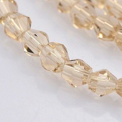 Bicone Glass Beads Strands LS-EGLA-P016-3mm-12-1