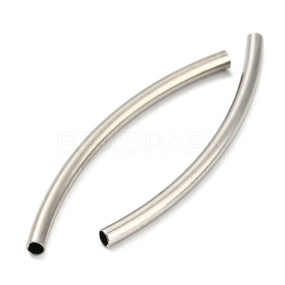 Non-Tarnish 304 Stainless Steel Tube Beads X-STAS-B047-27M-P-1