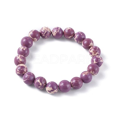 Synthetic Regalite Bead Stretch Bracelets BJEW-K212-C-024-1-1