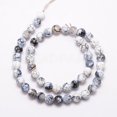 Natural Fire Crackle Agate Bead Strands X-G-K166-07F-8mm-02-1