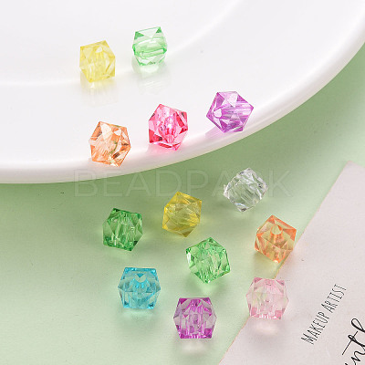 Transparent Acrylic Beads TACR-Q259-10mm-V-01-1