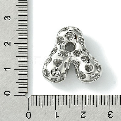 Rack Plating Brass Cubic Zirconia Pendants KK-S378-02P-A-1