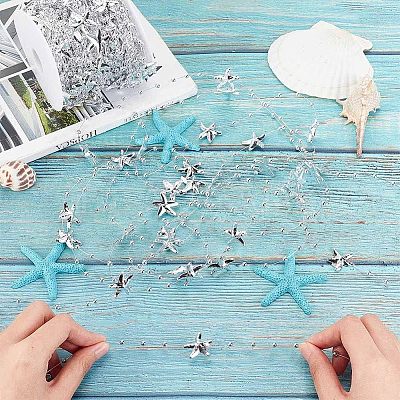 ABS Plastic Beads Ribbons OCOR-WH0066-82B-1
