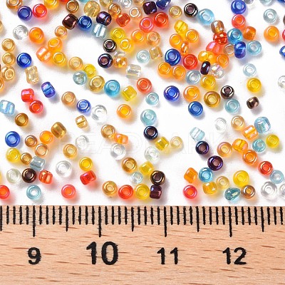 12/0 Round Glass Seed Beads SEED-US0003-2mm-TR-1