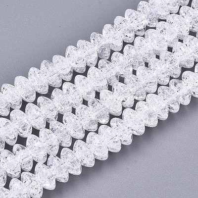 Crackle Glass Beads GLAA-S192-004J-1