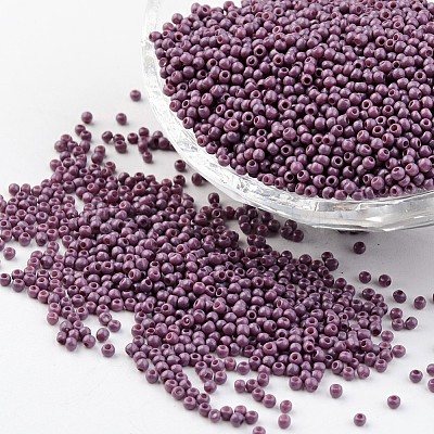 12/0 Grade A Baking Paint Glass Seed Spacer Beads X-SEED-Q009-FJX16-1