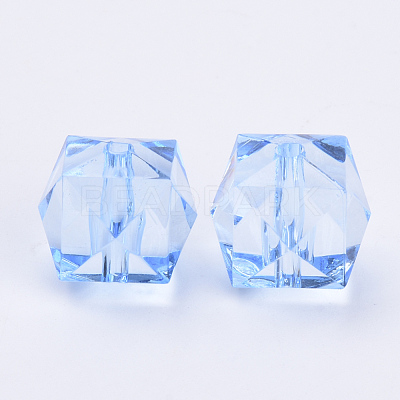 Transparent Acrylic Beads TACR-Q259-10mm-V41-1