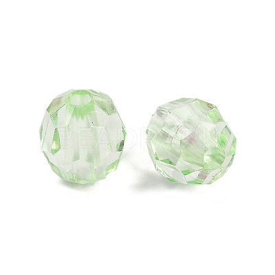 Transparent Acrylic Beads OACR-Q015-01G-1