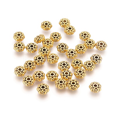 Tibetan Style Alloy Spacer Beads LS-GLF0358Y-NF-1