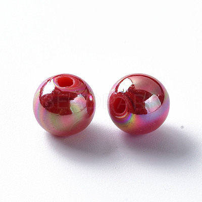 Opaque Acrylic Beads MACR-S370-D8mm-M2-1