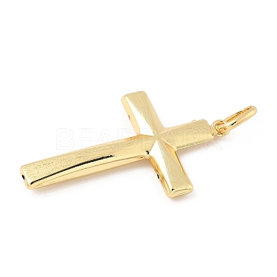 Cross Brass Big Pendants KK-M327-07A-G-1