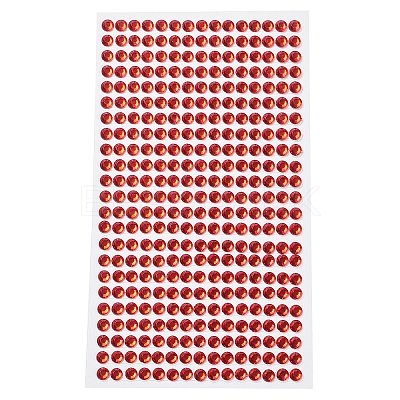 Self Adhesive Acrylic Rhinestone Stickers STIC-PW0012-01B-1