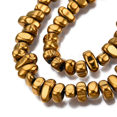 Electroplate Non-magnetic Synthetic Hematite Beads Strands G-T061-102K-1