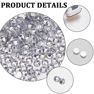 950Pcs Resin Rhinestone Cabochons CRES-WH20004-03D-1