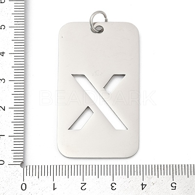 304 Stainless Steel Pendants STAS-M115-01P-X-1