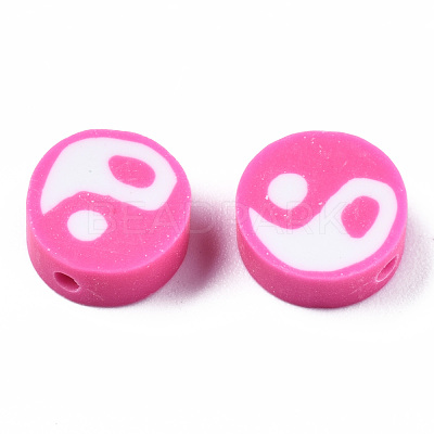 Handmade Polymer Clay Beads CLAY-T016-65E-1