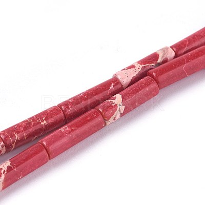 Natural Imperial Jasper Beads Strands G-E508-04-1