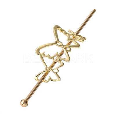 Alloy Hair Sticks OHAR-Z001-04G-1