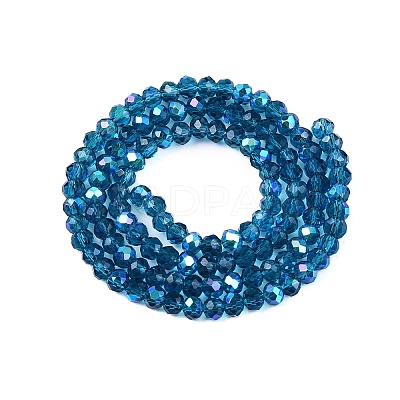 Electroplate Glass Beads Strands EGLA-A044-T4mm-L27-1