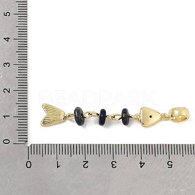 Brass Pave Cubic Zirconia Clear Cubic Zirconia & Natural Lapis Lazuli & Enamel European Dangle Charms GG-CBA3401-01G-B06-1