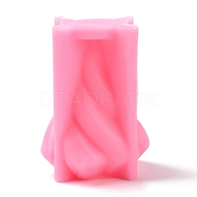 Twisted Cone Candle Food Grade Silicone Molds DIY-D071-05B-1