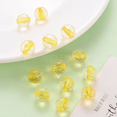 Transparent Acrylic Beads TACR-S154-10A-81-1
