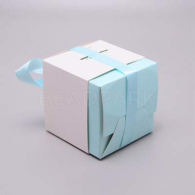 Square Paper Pierced Candy Boxes CON-WH0084-10-1