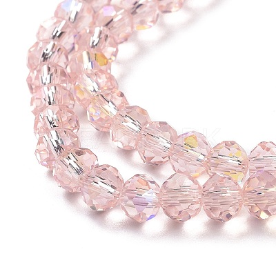 Electroplate Glass Beads Strands X1-EGLA-A034-T6mm-L18-1