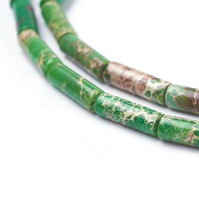 Natural Imperial Jasper Beads Strands G-E508-04E-1
