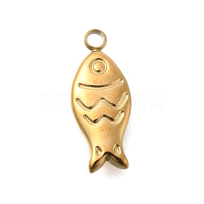 PVD Vacuum Plating 201 Stainless Steel Pendants STAS-C111-22G-1