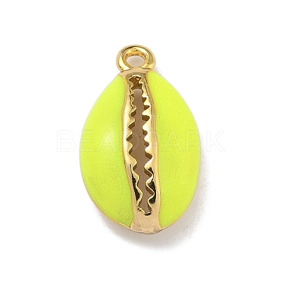 Rack Plating Brass Enamel Pendants KK-G515-19G-06-1