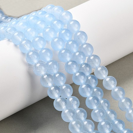 Natural & Dyed Malaysia Jade Bead Strands X-G-A146-8mm-A20-1