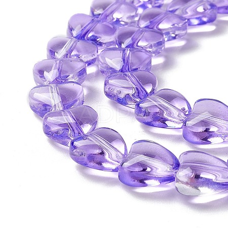 Transparent Glass Beads Strand GLAA-F112-01B-1