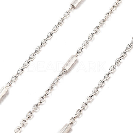 Rhodium Plated 925 Sterling Silver Satellite Chains STER-P064-01P-1