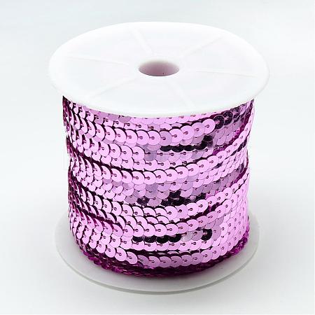 Plastic Paillette Beads PVC-Q085-6mm-9-1