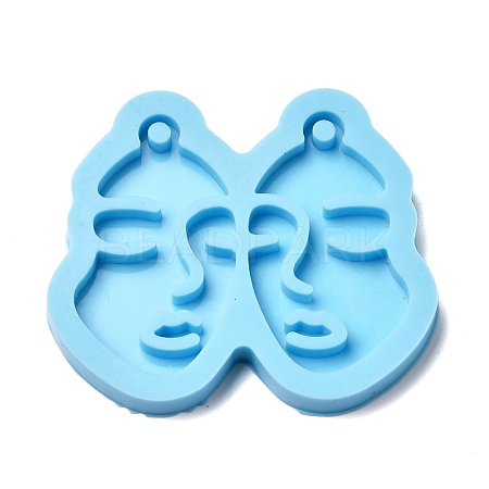 Abstract Face Silicone Molds X-DIY-F056-01A-01A-1