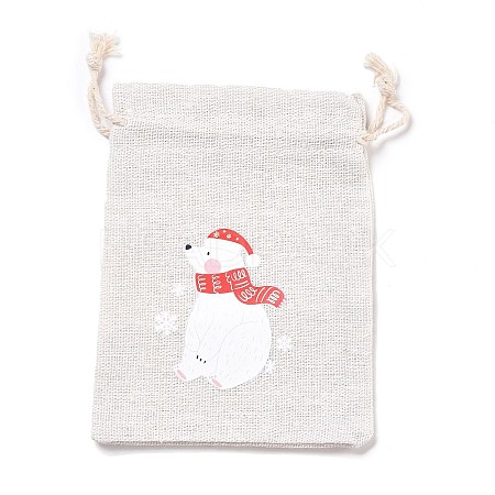 Christmas Cotton Cloth Storage Pouches LS-ABAG-M004-02E-1