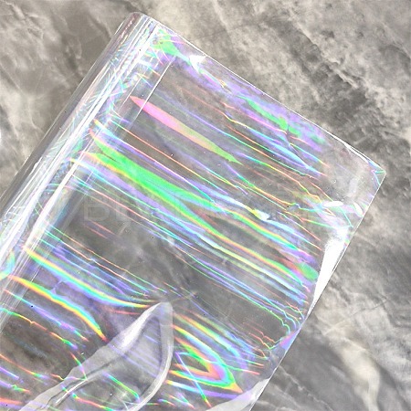 Iridescent Laser PVC Fabric FIND-WH0002-34-1