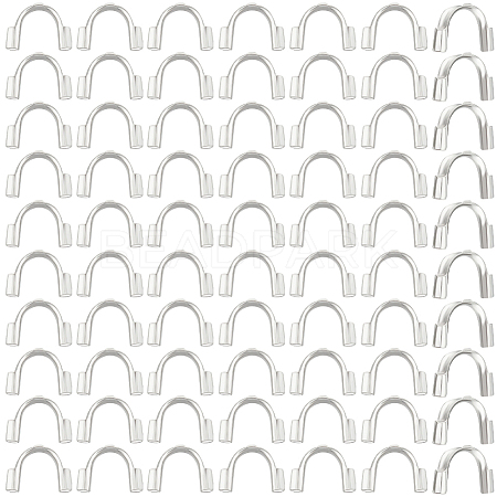 Beebeecraft 200Pcs 304 Surgical Stainless Steel Wire Guardian and Protectors STAS-BBC0003-50-1