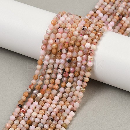 Natural Peruvian Pink Opal Beads Strands G-D304-02-4mm-1