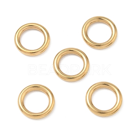 Ion Plating(IP) 304 Stainless Steel Closed Jump Rings STAS-G393-06G-01-1