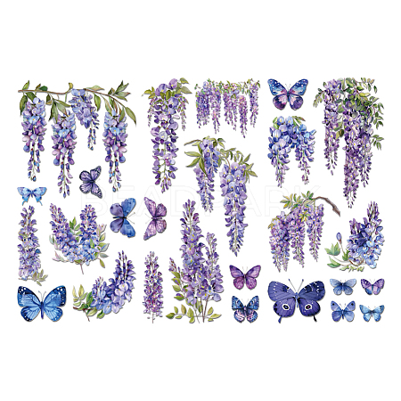 3 Sheets 3 Styles PVC Waterproof Decorative Stickers DIY-WH0404-066-1