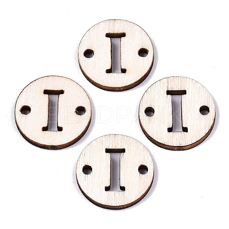 Unfinished Natural Poplar Wood Links Connectors WOOD-S045-140A-01I-1