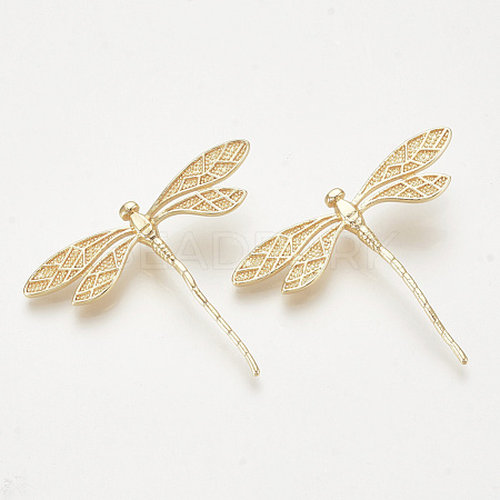 Brass Pendants KK-S343-27G-1
